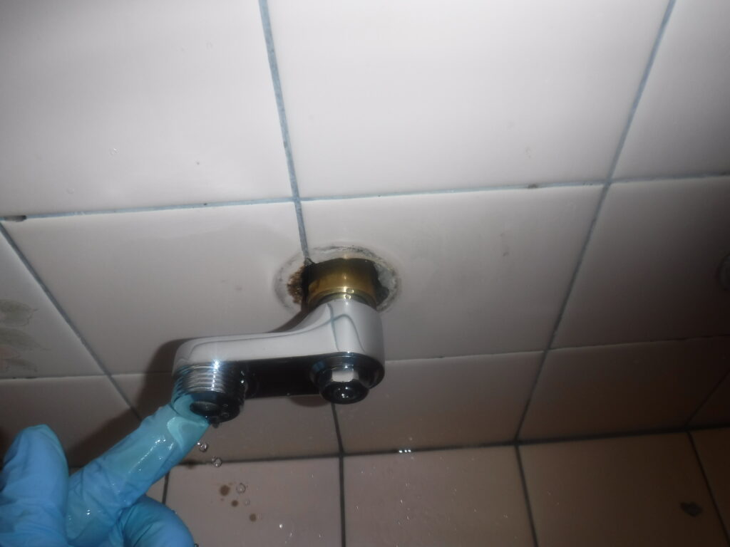 壁付混合水栓 取替え方法（自分で・水廻りDIY) シールテープ巻き方 