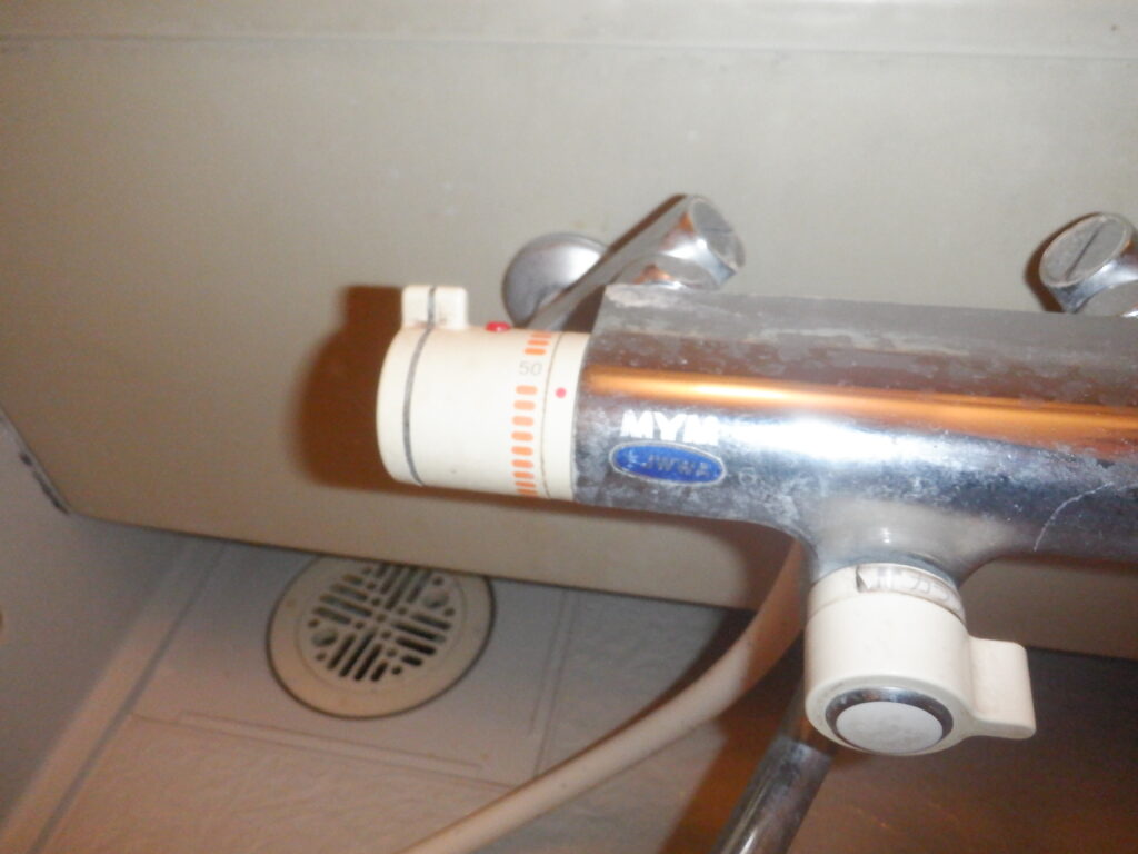 MYM　MS3000D　浴室壁付ｻｰﾓ式ｼｬﾜｰ水栓　水漏れ修理　水栓本体交換方法