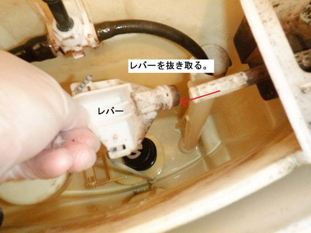 TOTO　SH111BA　排水弁交換手順　（SH110BAも対象）