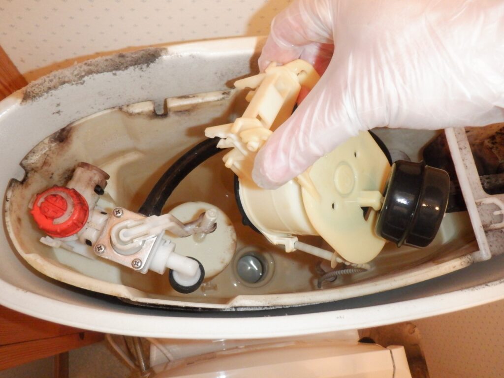 TOTO　SH111BA　排水弁交換手順　（SH110BAも対象）