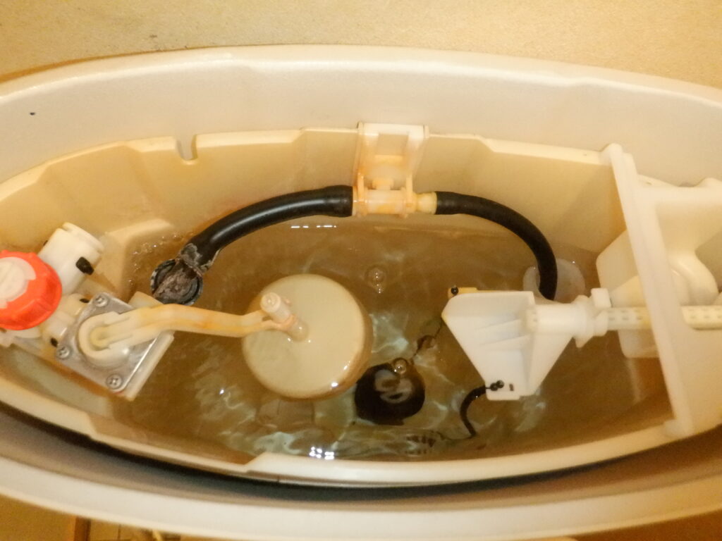 TOTO　SH110BA(S)　ﾄｲﾚ手洗い無ﾛｰﾀﾝｸ水漏れ修理方法（ﾎﾞｰﾙﾀｯﾌﾟ･排水弁交換手順）
