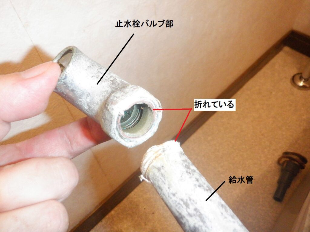 止水栓（ﾄﾞﾗｲﾊﾞｰ式・ﾊﾝﾄﾞﾙ式）が固くて回らない場合の対処方法
