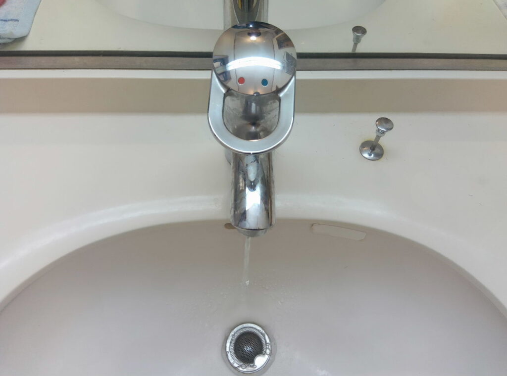 TOTO　TLW31B2【ｶｰﾄﾘｯｼﾞ交換方法・本体後継品】　洗面ｼﾝｸﾞﾙﾚﾊﾞｰ混合水栓＜水が止まらない＞　修理方法