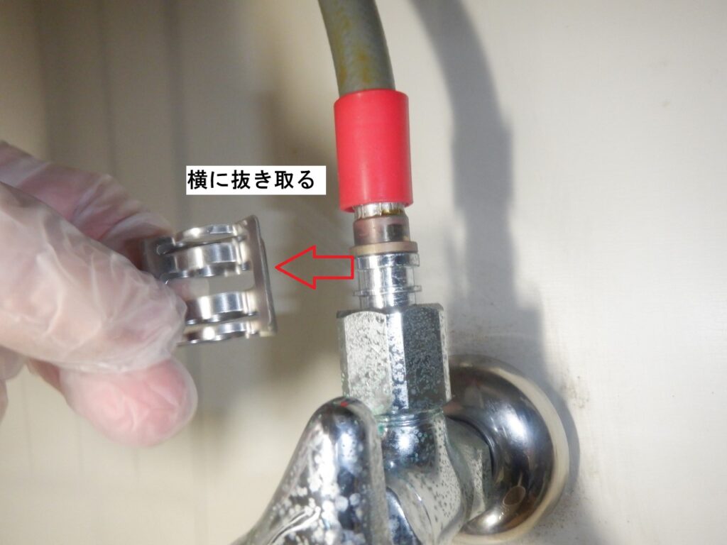 ﾊﾟﾅｿﾆｯｸ　QG34SK1SW　の取り外し方