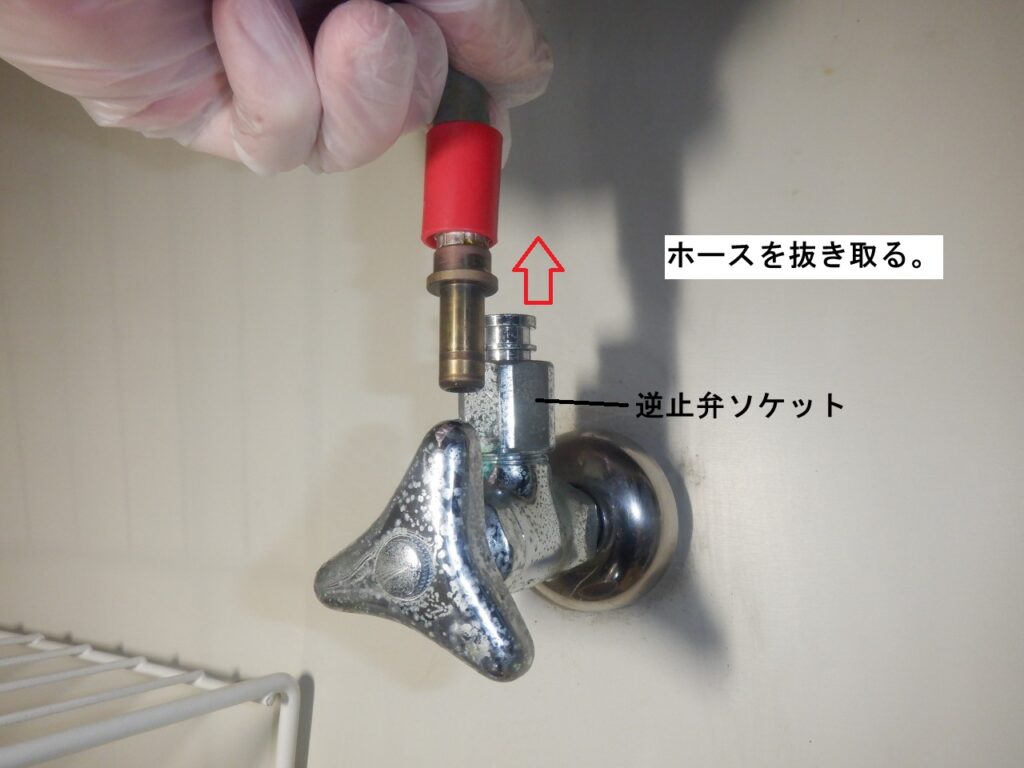 ﾊﾟﾅｿﾆｯｸ　QG34SK1SW　の取り外し方