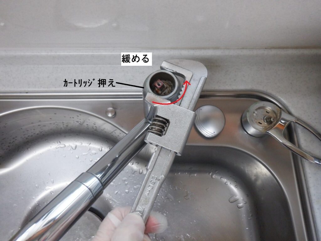MYM FB237S
セラミックカートリッジ(KVK KPS027H-E)交換方法